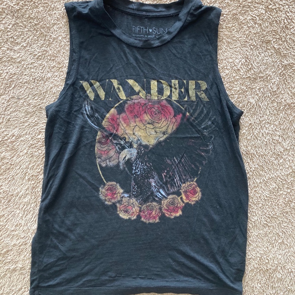 Graphic muscle tee